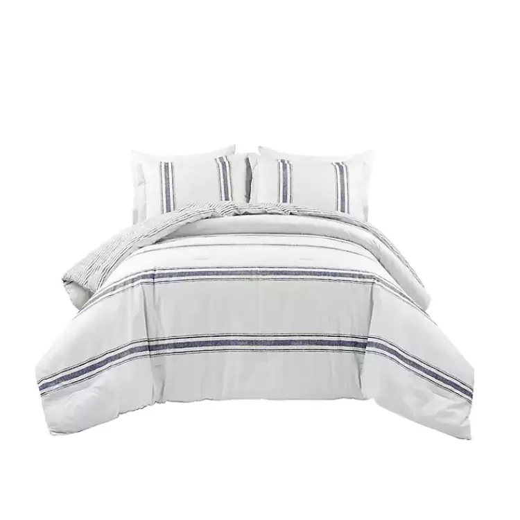 navy_stripe_pc_king_comforter_set_6.webp Navy Stripe 3-pc. King Comforter Set>Kirklands Home Discount
