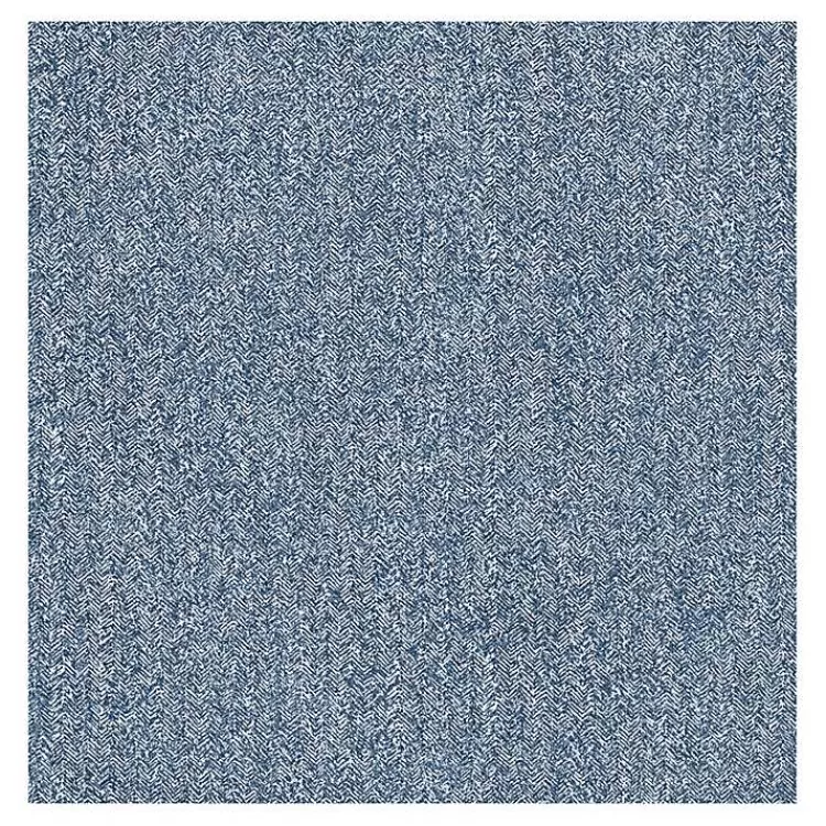 Navy Textured Cross Woven Peel & Stick Wallpaper>Kirklands Home Online