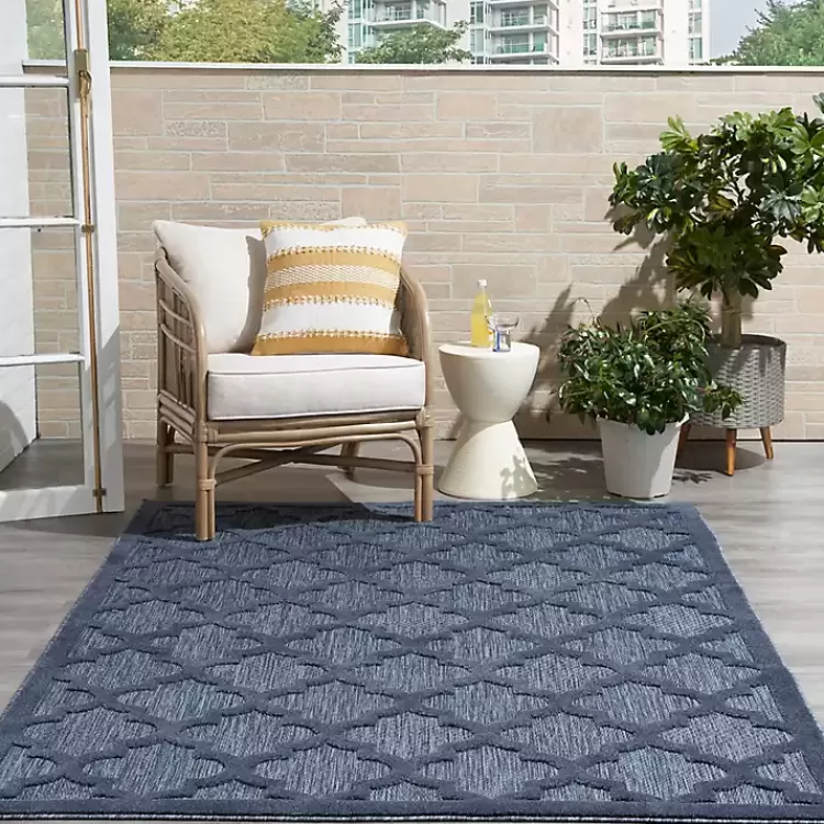 navy_trellis_indooroutdoor_area_rug_x_8.webp Navy Trellis Indoor/Outdoor Area Rug, 6x9>Kirklands Home Hot
