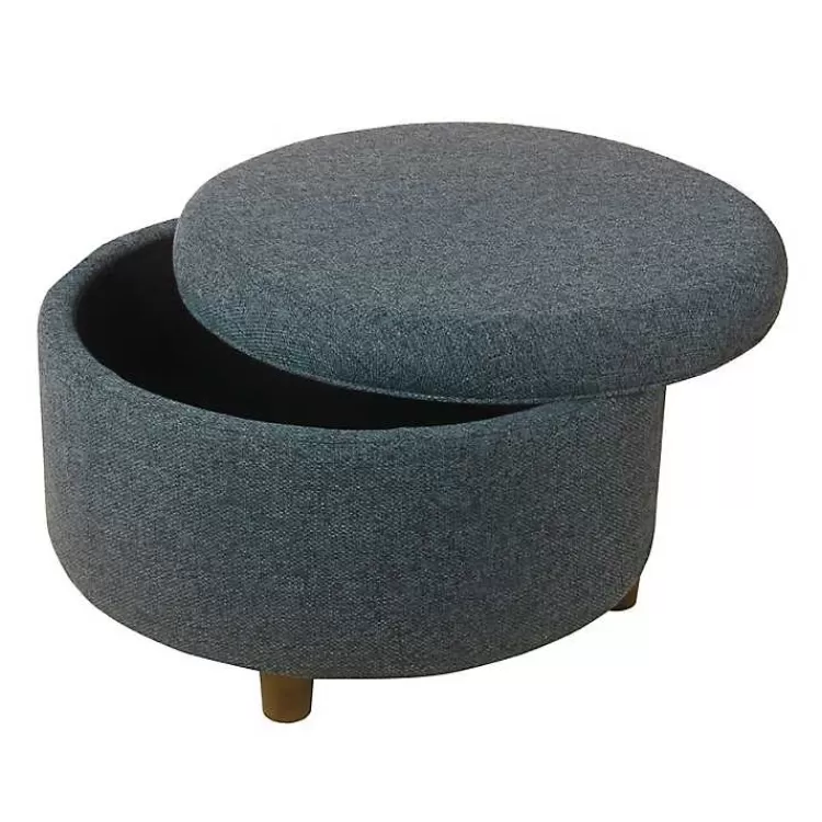 navy_upholstered_round_storage_ottoman_3.webp Navy Upholstered Round Storage Ottoman>Kirklands Home Fashion