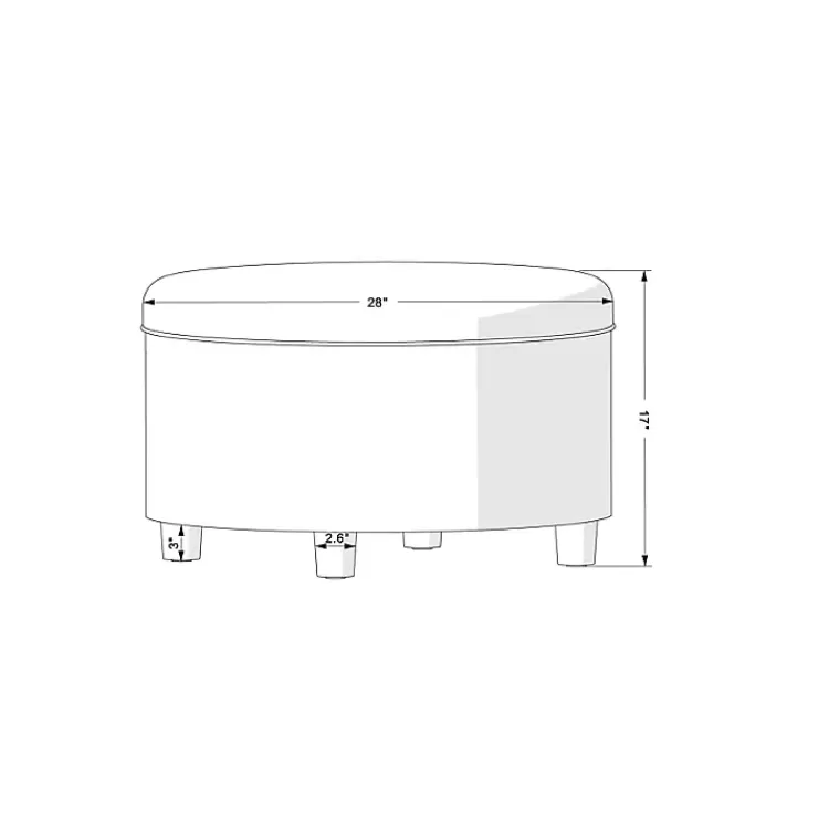 navy_upholstered_round_storage_ottoman_6.webp Navy Upholstered Round Storage Ottoman>Kirklands Home Fashion