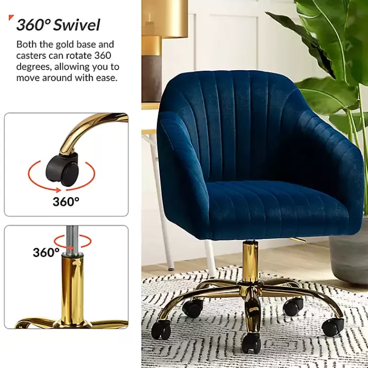 navy_velvet_swivel_jacyln_office_chair_5.webp Navy Velvet Swivel Jacyln Office Chair>Kirklands Home Clearance