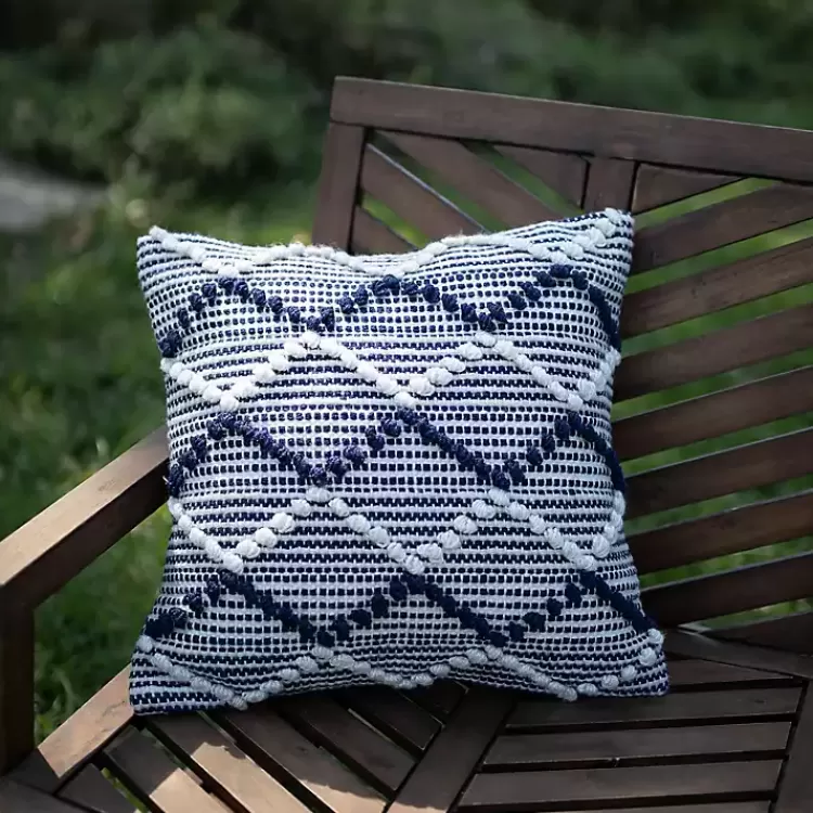 navy_waves_outdoor_pillow_4.webp Navy Waves Outdoor Pillow>Kirklands Home Clearance