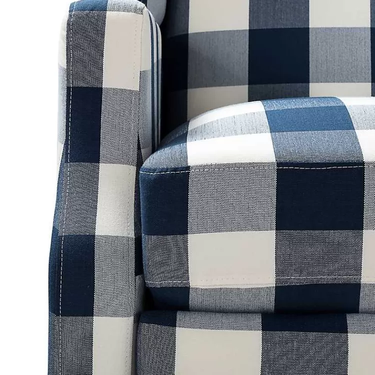 navy_windowpane_plaid_recliner_7.webp Navy Windowpane Plaid Recliner>Kirklands Home Flash Sale