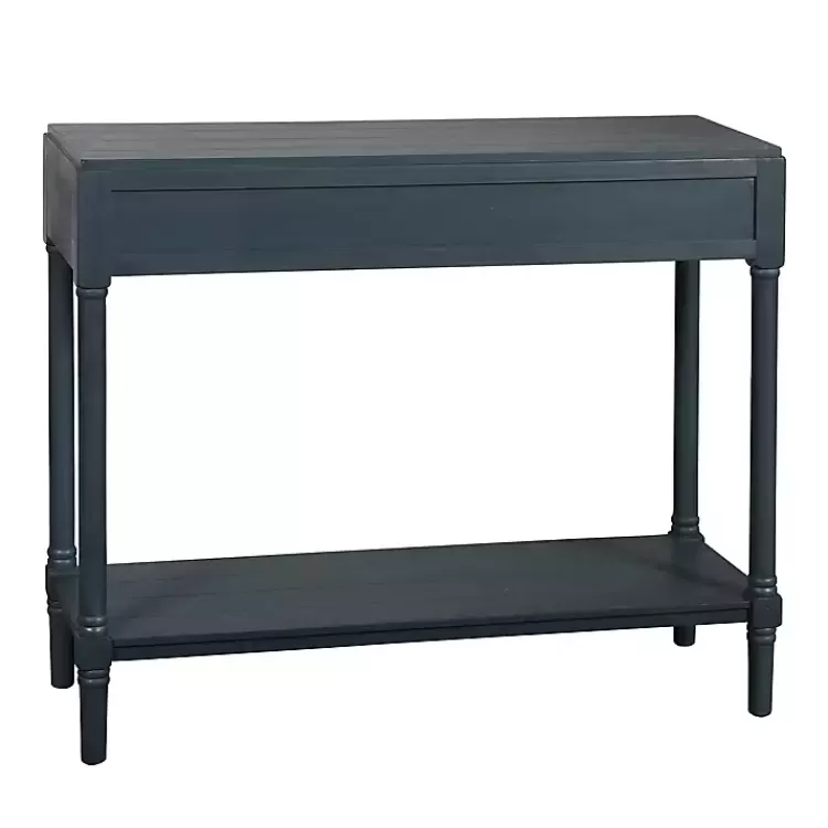 navy_wood_drawer_layla_console_table_3.webp Navy Wood 2-Drawer Layla Console Table>Kirklands Home Best Sale