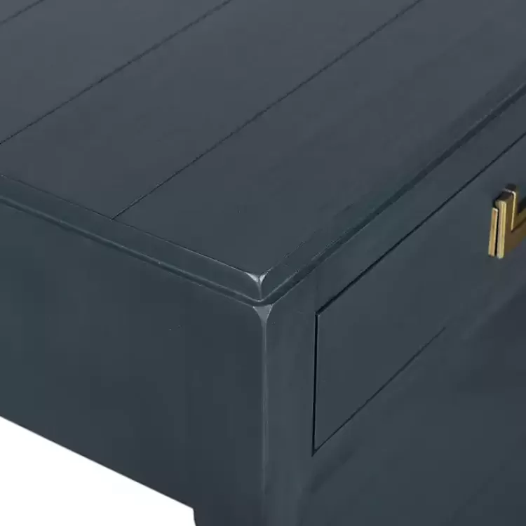 navy_wood_drawer_layla_console_table_6.webp Navy Wood 2-Drawer Layla Console Table>Kirklands Home Best Sale