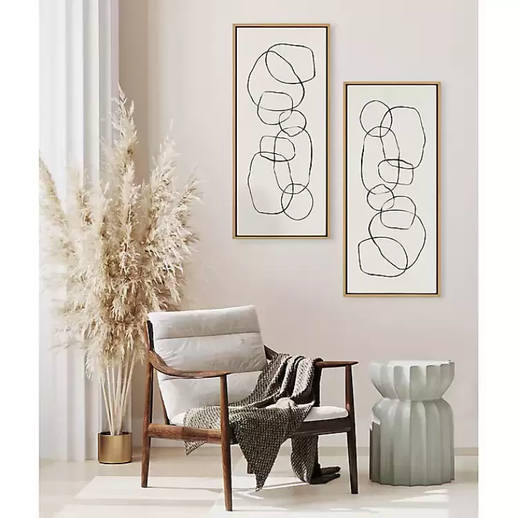 neutral_abstract_circles_framed_canvas_art_print_4.webp Neutral Abstract Circles Framed Canvas Art Print>Kirklands Home Hot