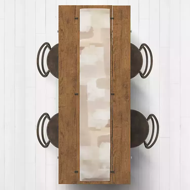 Neutral Abstract Table Runner, 90 in.>Kirklands Home Hot