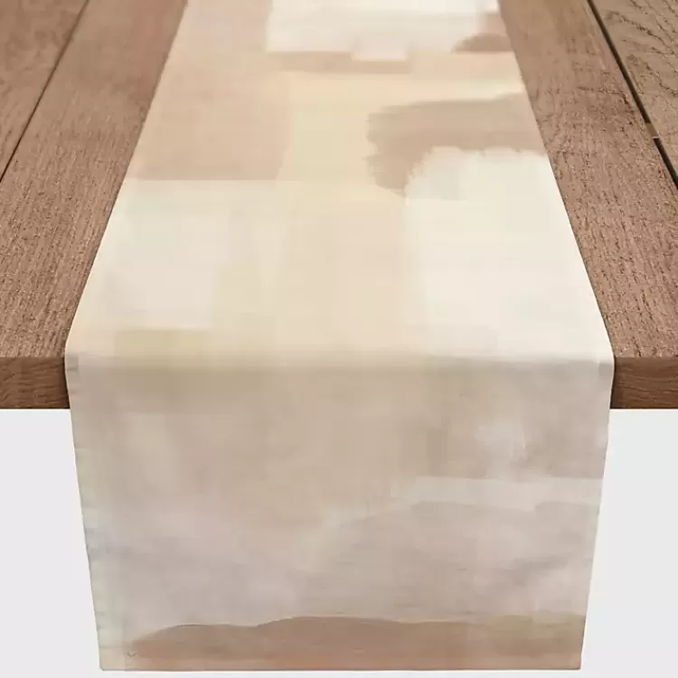 Neutral Abstract Table Runner, 72 in.>Kirklands Home Flash Sale