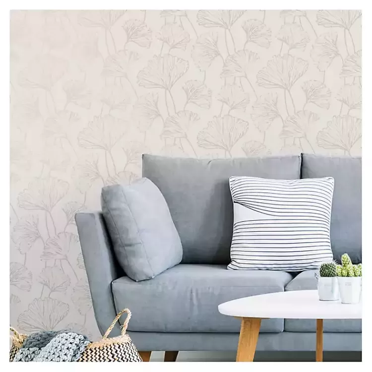 Neutral Botanical Peel and Stick Wallpaper>Kirklands Home Outlet