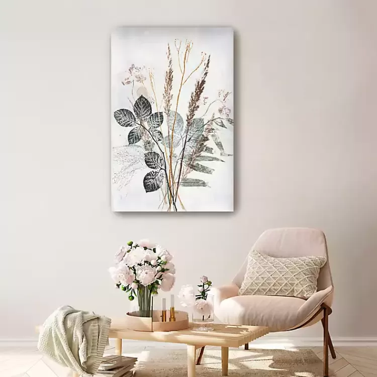 Neutral Bouquet Canvas Art Print>Kirklands Home Cheap