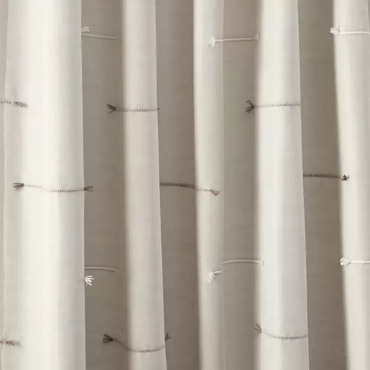 neutral_clipped_stripe_curtain_panel_set__in_3.webp Neutral Clipped Stripe Curtain Panel Set, 84 in.>Kirklands Home Sale