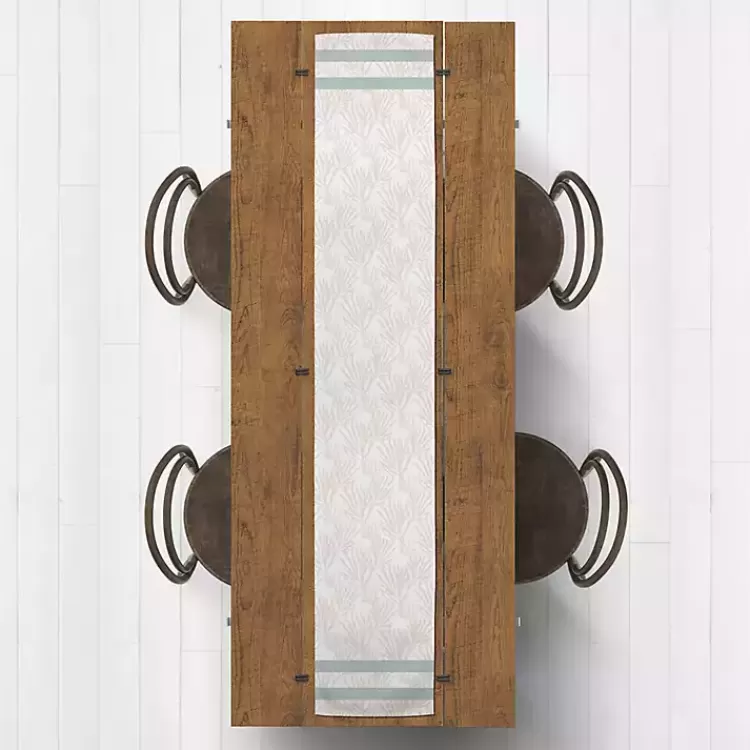 Neutral Coral Stripe Table Runner, 90 in.>Kirklands Home Sale