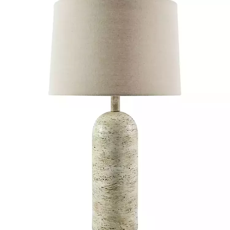 Neutral Faux Stone Vella Table Lamp>Kirklands Home Discount