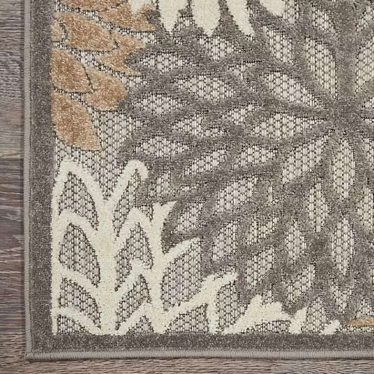 Neutral Floral Burst Outdoor Area Rug, 7x10>Kirklands Home Cheap
