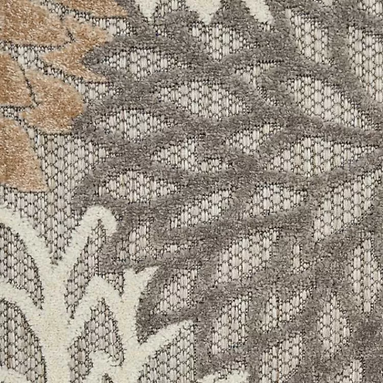 neutral_floral_burst_outdoor_area_rug_x_4.webp Neutral Floral Burst Outdoor Area Rug, 7x10>Kirklands Home Cheap