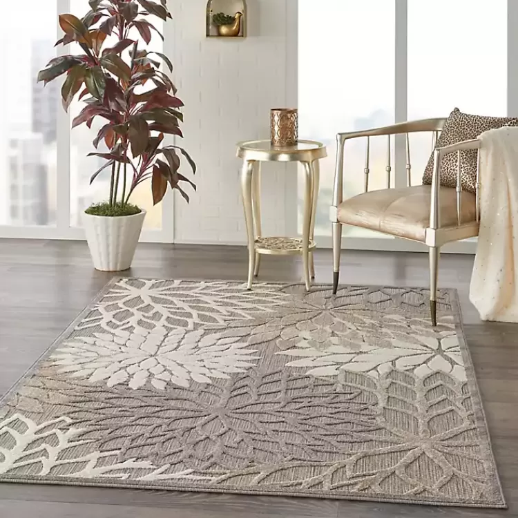 neutral_floral_burst_outdoor_area_rug_x_7-1.webp Neutral Floral Burst Outdoor Area Rug, 5x7>Kirklands Home Shop