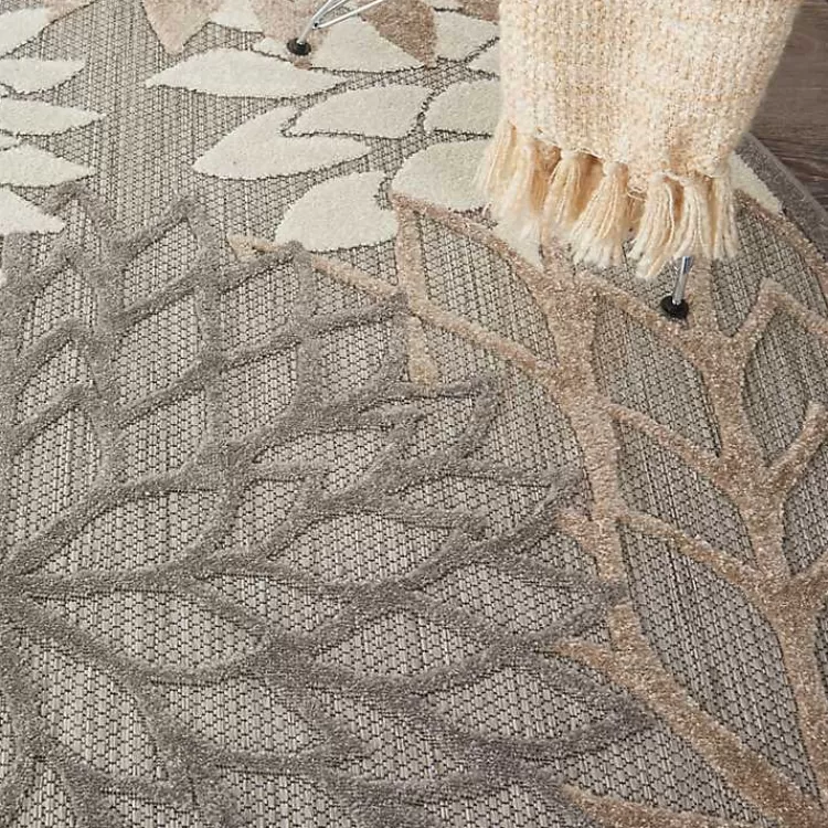 neutral_floral_burst_outdoor_round_area_rug__ft_6-1.webp Neutral Floral Burst Outdoor Round Area Rug, 5 ft.>Kirklands Home Store