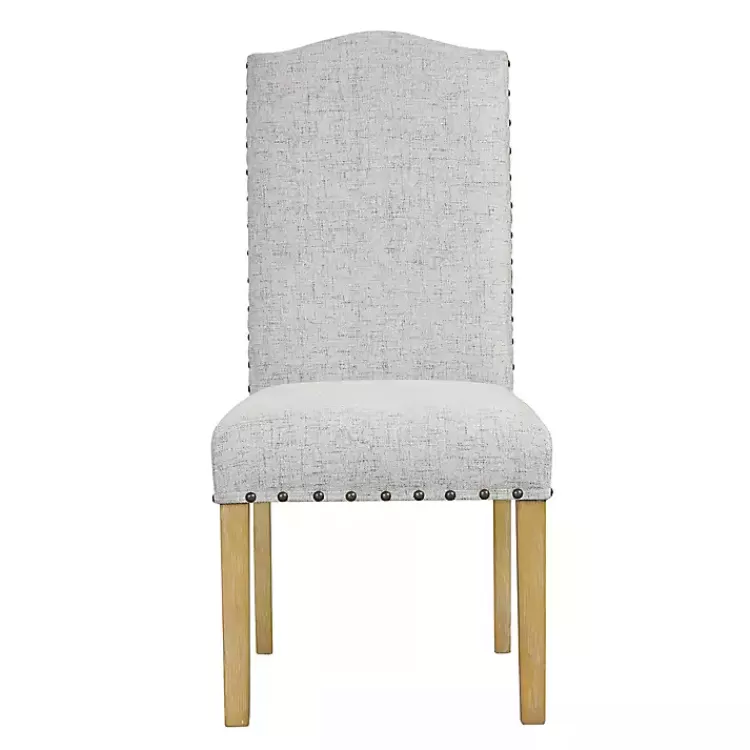 Neutral Nailhead Parsons Dining Chairs, Set of 2>Kirklands Home Clearance