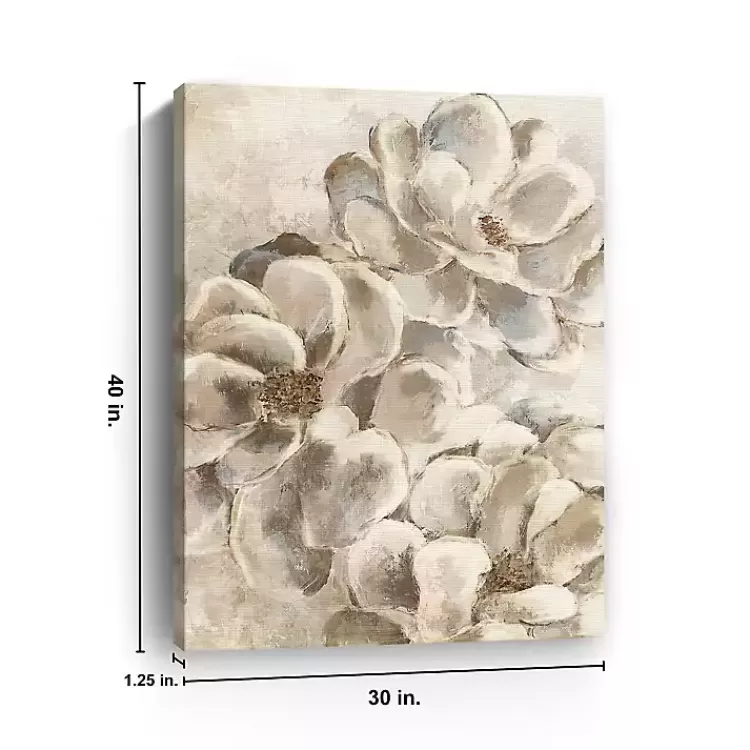 neutral_petals_canvas_art_print_x_in_2.webp Neutral Petals Canvas Art Print, 30x40 in.>Kirklands Home Outlet
