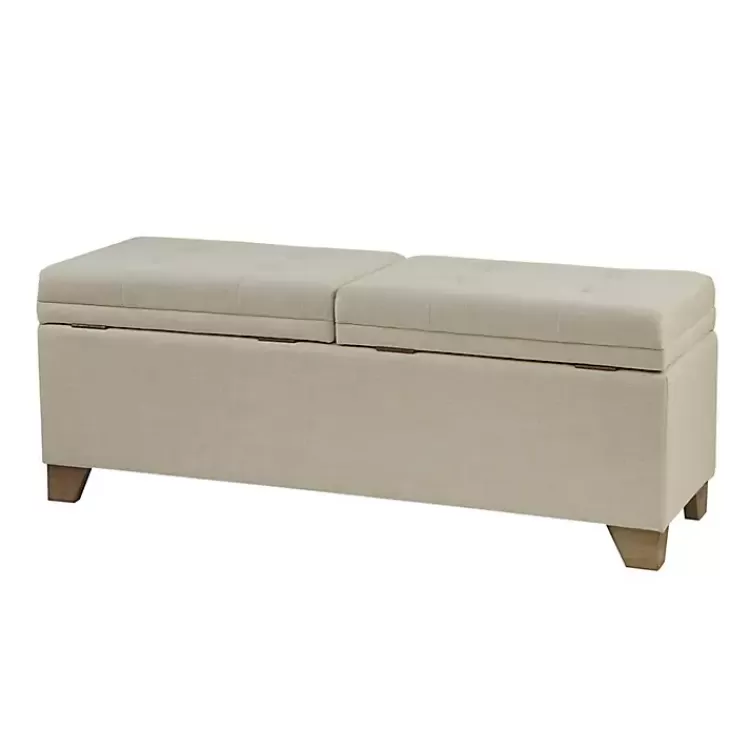 neutral_split_seat_jackson_storage_bench_4.webp Neutral Split Seat Jackson Storage Bench>Kirklands Home Cheap