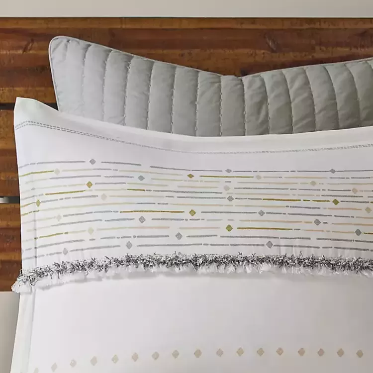 neutral_stripe_fullqueen_pc_comforter_set_4.webp Neutral Stripe Full/Queen 3-pc. Comforter Set>Kirklands Home Best Sale