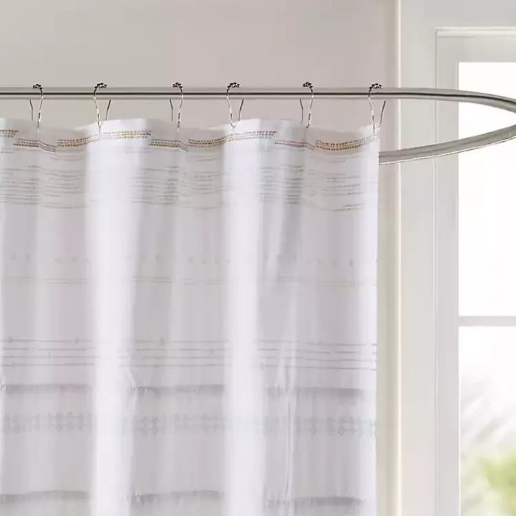 neutral_striped_boho_cotton_shower_curtain_3.webp Neutral Striped Boho Cotton Shower Curtain>Kirklands Home Hot