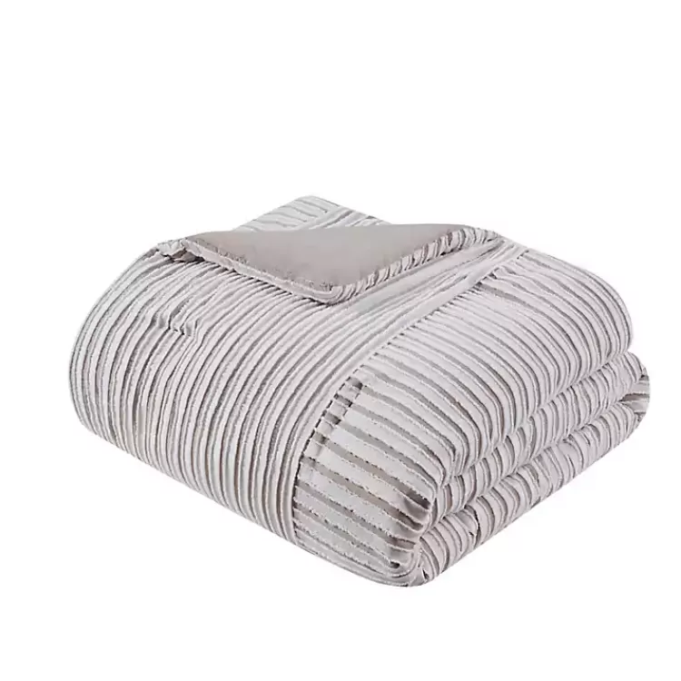 neutral_striped_pc_king_comforter_set_3.webp Neutral Striped 5-pc. King Comforter Set>Kirklands Home Best Sale
