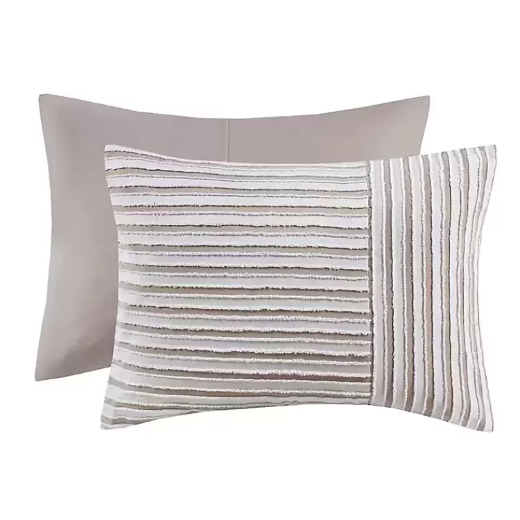 neutral_striped_pc_king_comforter_set_4.webp Neutral Striped 5-pc. King Comforter Set>Kirklands Home Best Sale