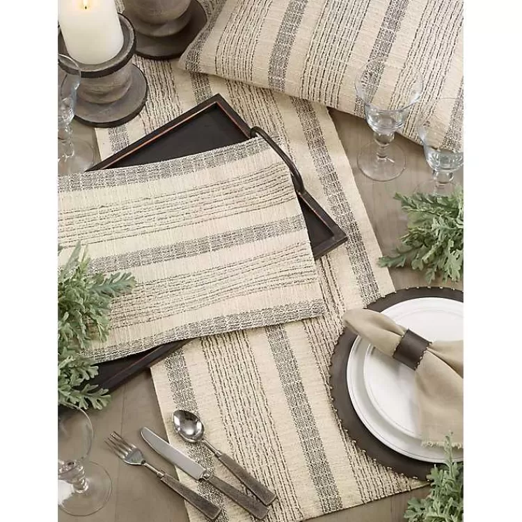 neutral_striped_woven_placemats_set_of__3.webp Neutral Striped Woven Placemats, Set of 4>Kirklands Home Cheap