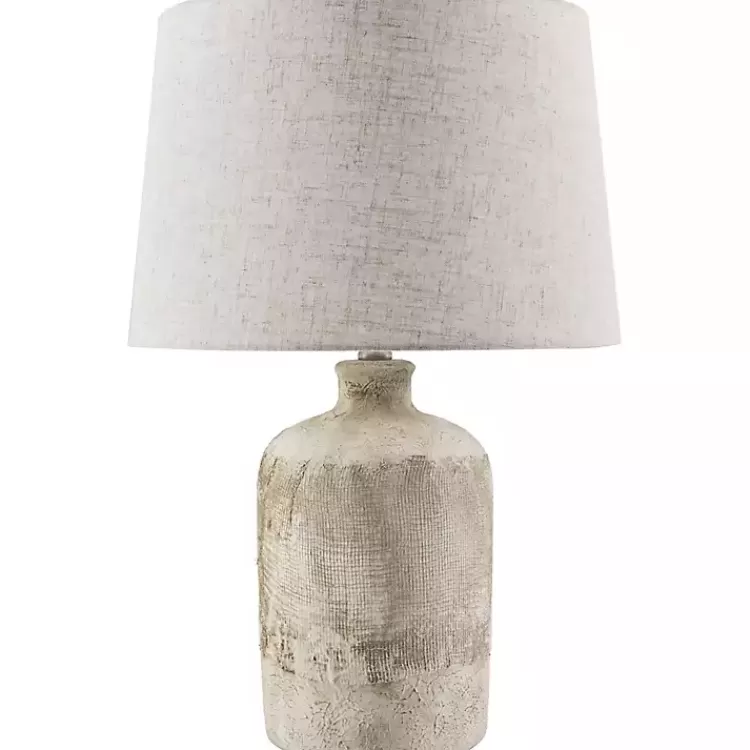 Neutral Textured Ceramic Rivera Table Lamp>Kirklands Home Best
