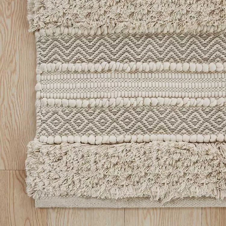 neutral_tufted_stripes_woven_bath_runner_2.webp Neutral Tufted Stripes Woven Bath Runner>Kirklands Home Best Sale