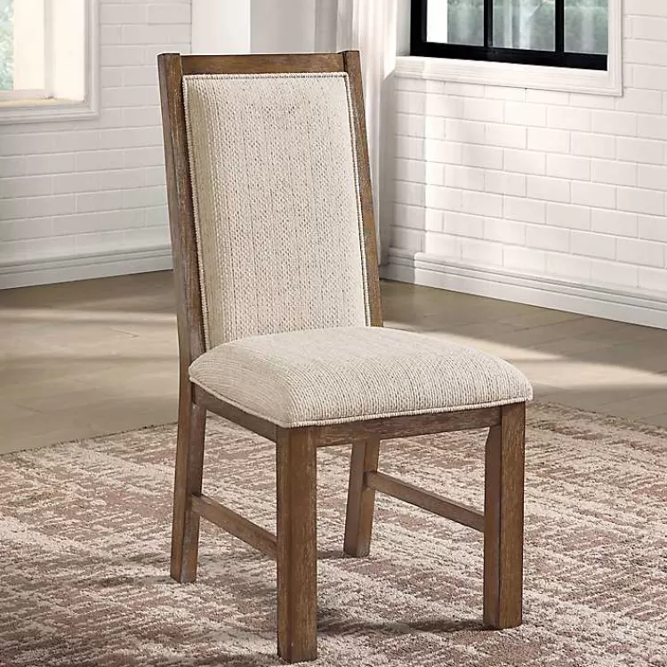 neutral_upholstered_oak_dining_chairs_set_of__2.webp Neutral Upholstered Oak Dining Chairs, Set of 2>Kirklands Home Best