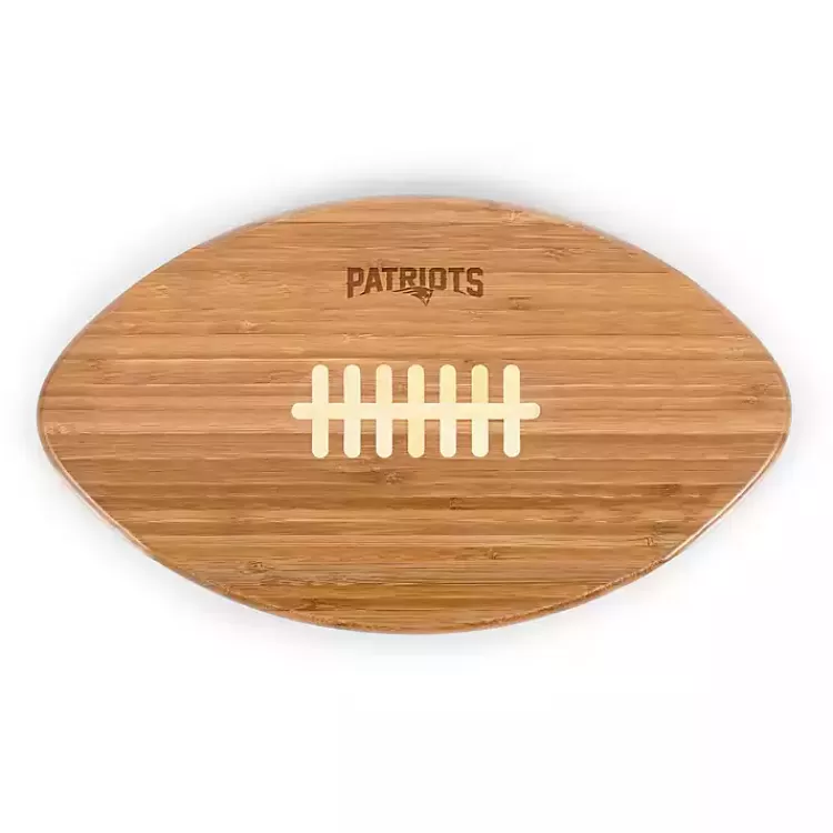 New England Patriots Bamboo Football Cutting Board>Kirklands Home Online