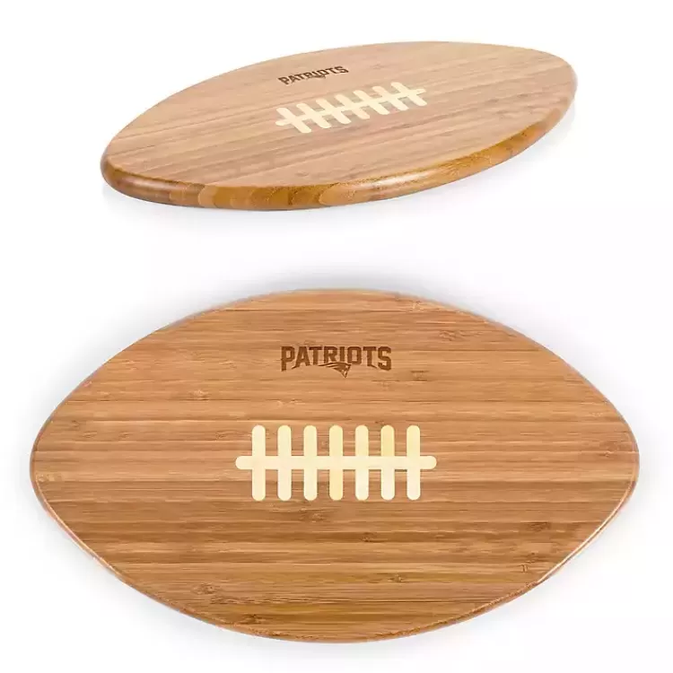 new_england_patriots_bamboo_football_cutting_board_3.webp New England Patriots Bamboo Football Cutting Board>Kirklands Home Online