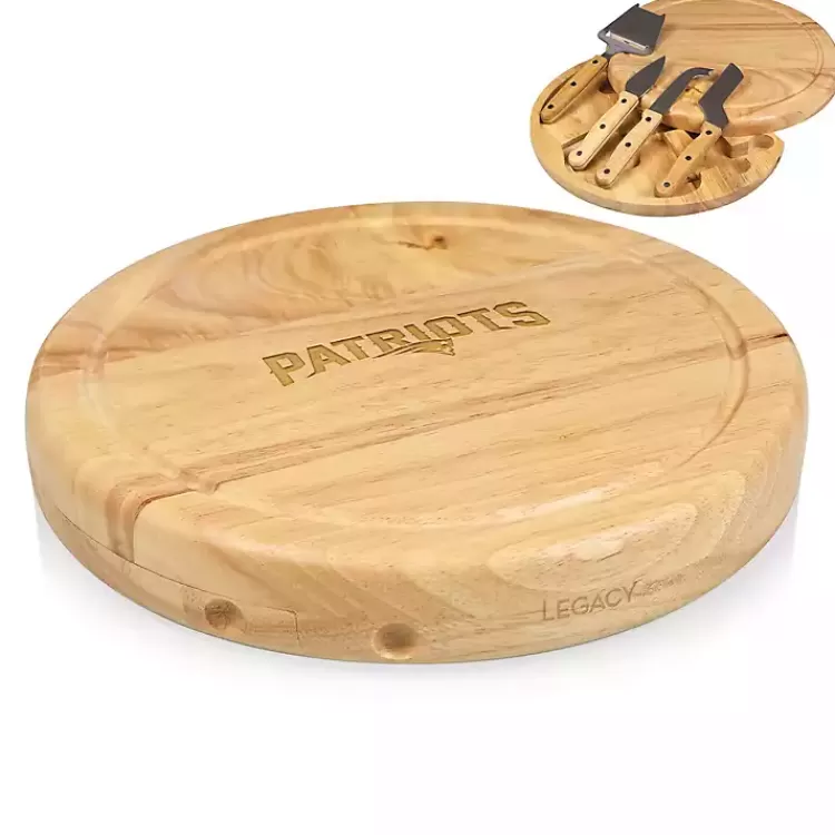New England Patriots Cheese Board and Tool Set>Kirklands Home Shop