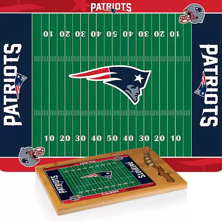 New England Patriots Cutting Board & Knife Set>Kirklands Home Discount