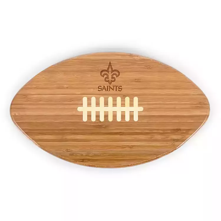 New Orleans Saints Bamboo Football Cutting Board>Kirklands Home Flash Sale