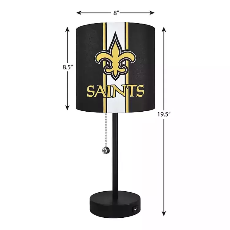 new_orleans_saints_charging_table_lamp_4.webp New Orleans Saints Charging Table Lamp>Kirklands Home Clearance