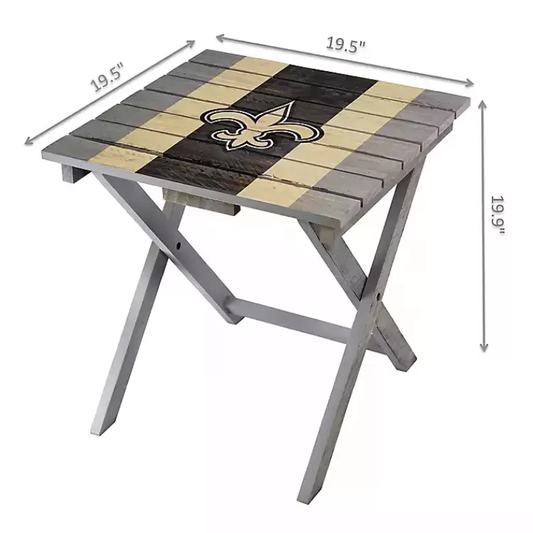 New Orleans Saints Folding Outdoor Table>Kirklands Home Best