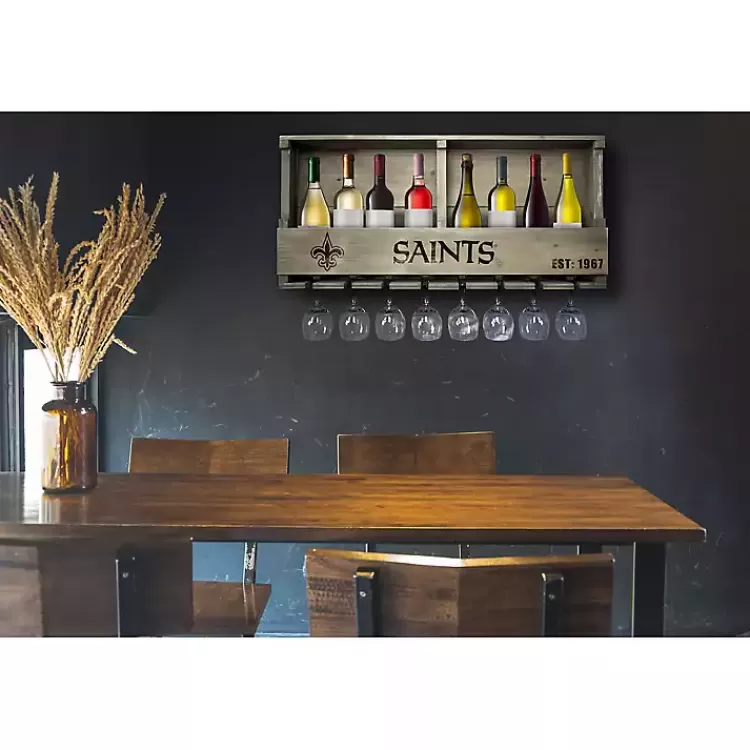 new_orleans_saints_reclaimed_wood_bar_shelf_3.webp New Orleans Saints Reclaimed Wood Bar Shelf>Kirklands Home Cheap