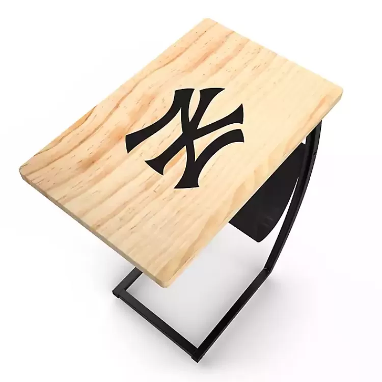 New York Yankees Wood C-Table>Kirklands Home Flash Sale
