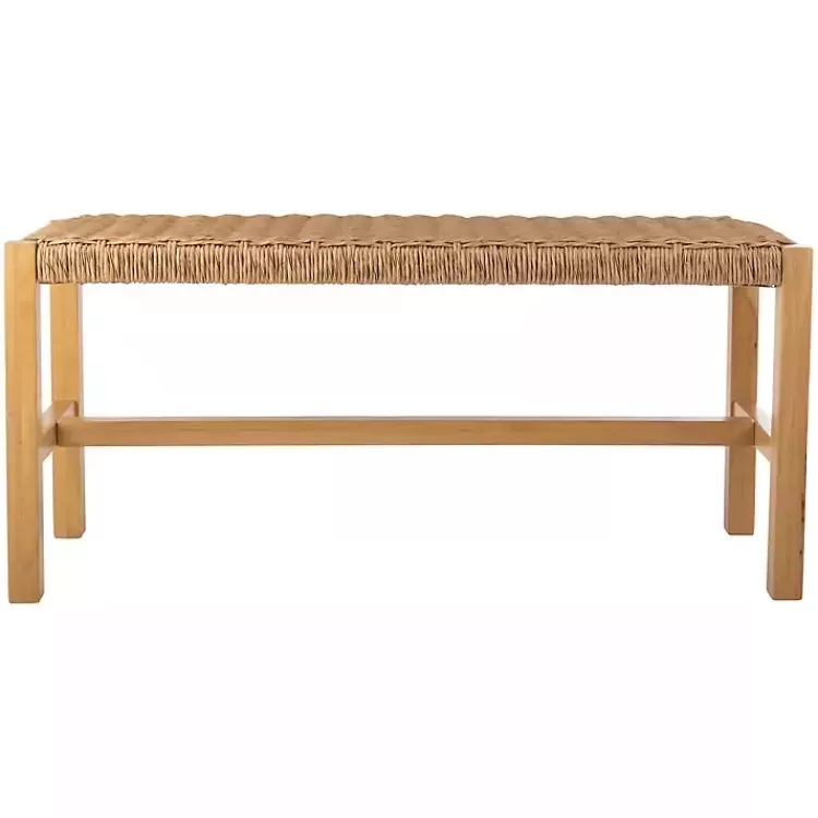 newport_natural_wood_and_rattan_bench_2.webp Newport Natural Wood and Rattan Bench>Kirklands Home Fashion