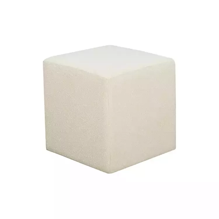 Newton Boucle Square Ottoman>Kirklands Home Best Sale