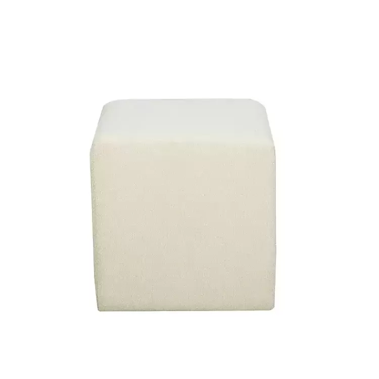 Newton Boucle Square Ottoman>Kirklands Home Best Sale