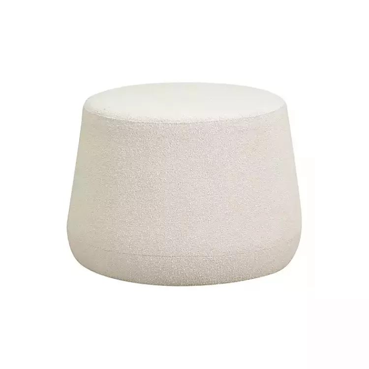 Newton Boucle Thimble Ottoman>Kirklands Home Store