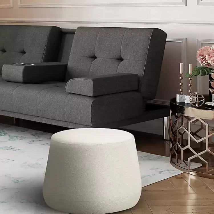 newton_ivory_boucle_thimble_ottoman_2.webp Newton Boucle Thimble Ottoman>Kirklands Home Store