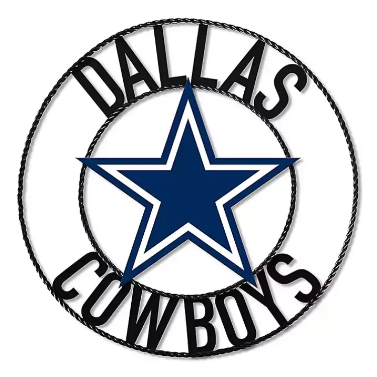 NFL Dallas Cowboys Wrought Iron Wall Plaque>Kirklands Home Discount