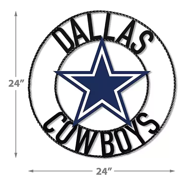 NFL Dallas Cowboys Wrought Iron Wall Plaque>Kirklands Home Discount