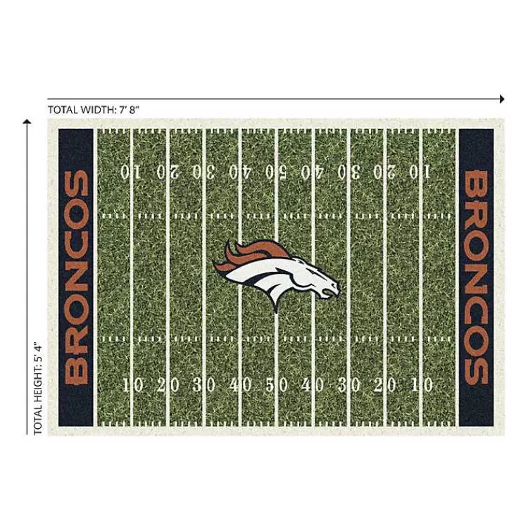 NFL Denver Broncos Home Field Area Rug, 6x8>Kirklands Home Online